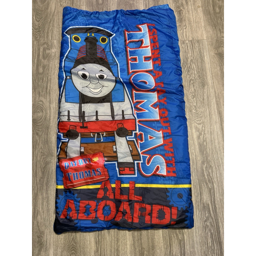 Thomas The Train Kids Sleeping Bag Spend A Day Out With Thomas All Aboard 28x52”